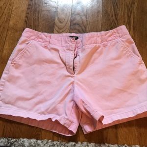 J Crew Pink wash shorts